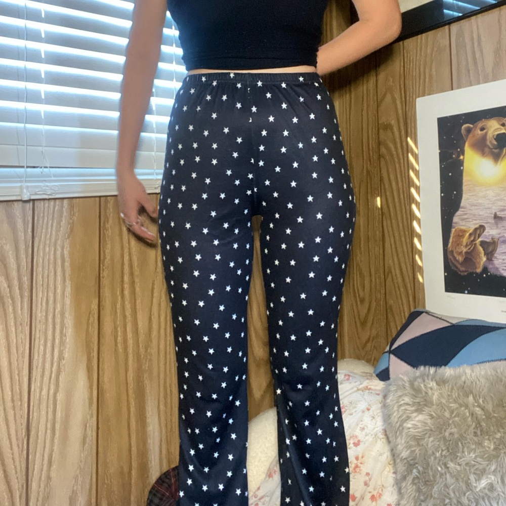 High waist star pants